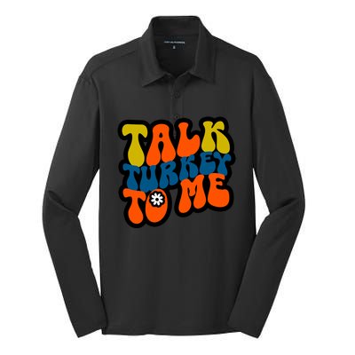 Talk Turkey To Me Silk Touch Performance Long Sleeve Polo