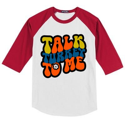 Talk Turkey To Me Kids Colorblock Raglan Jersey