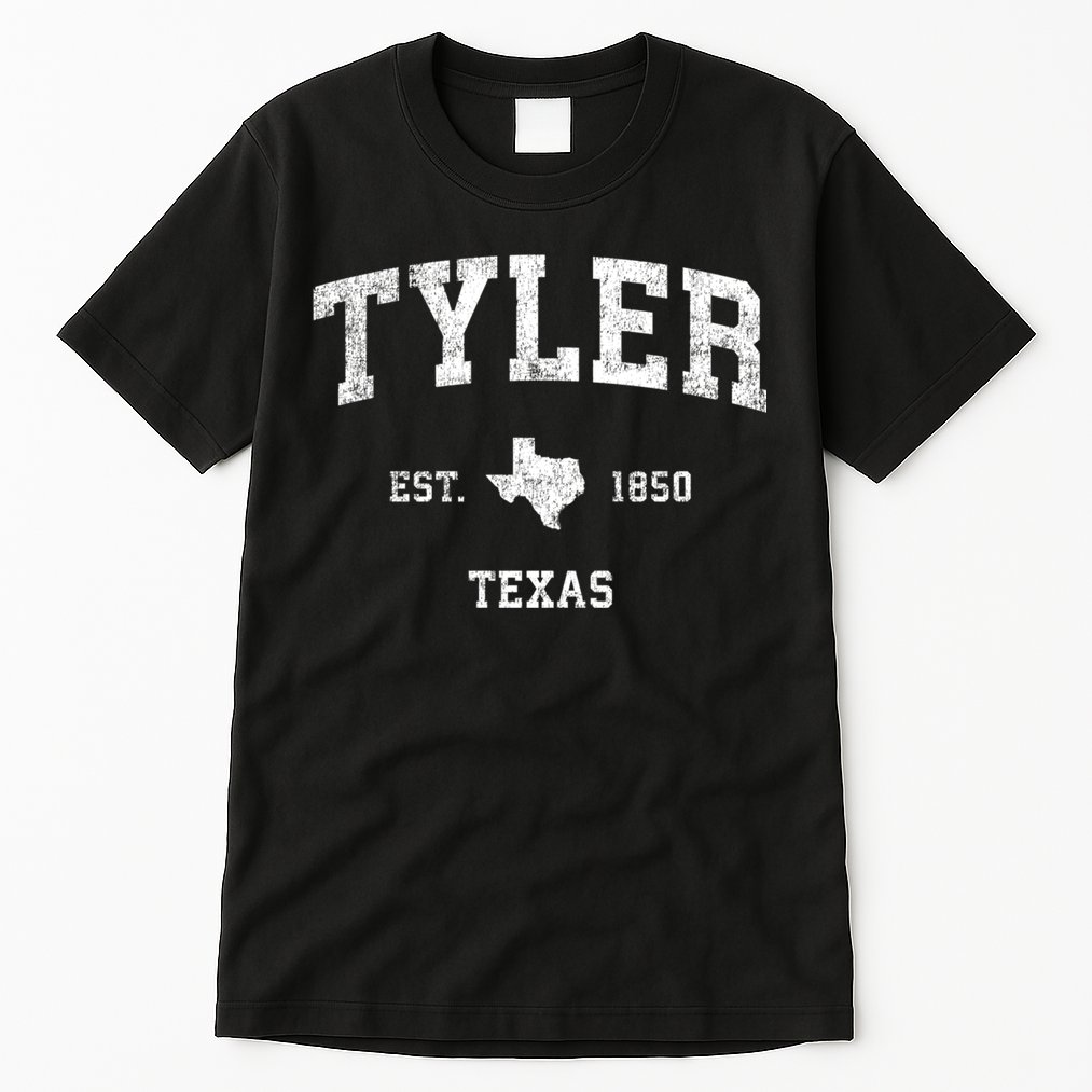 Tyler Texas Tx Vintage Sports Tall T-Shirt