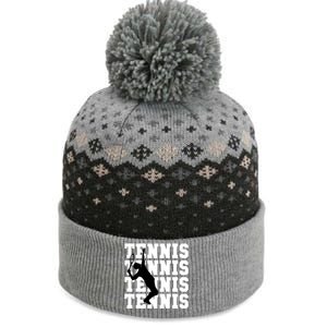 Tennis, Tennis, Tennis I Love Tennis The Baniff Cuffed Pom Beanie