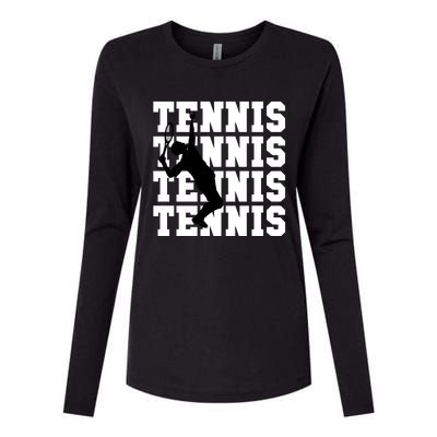 Tennis, Tennis, Tennis I Love Tennis Womens Cotton Relaxed Long Sleeve T-Shirt