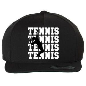 Tennis, Tennis, Tennis I Love Tennis Wool Snapback Cap