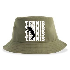 Tennis, Tennis, Tennis I Love Tennis Sustainable Bucket Hat