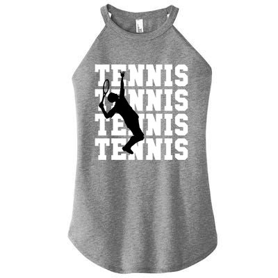 Tennis, Tennis, Tennis I Love Tennis Women’s Perfect Tri Rocker Tank