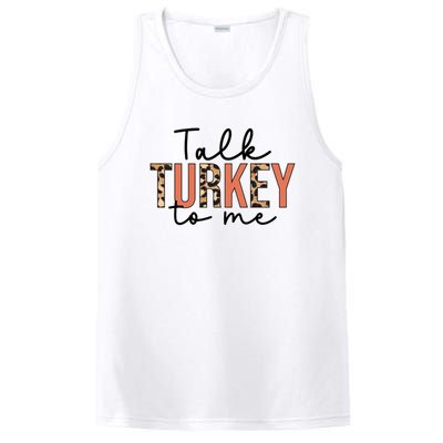 Talk Turkey To Me Autumn Fall Thanksgiving Season Gift PosiCharge Competitor Tank