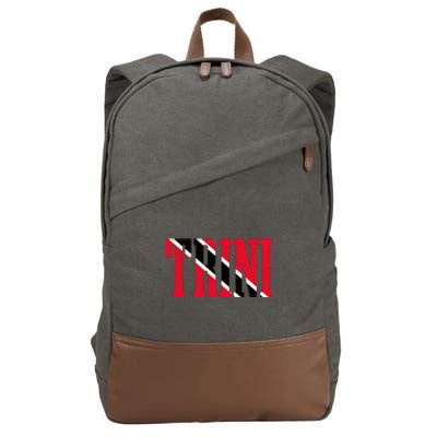 Trinidad & Tobago Trini Trinidadian Flag Pride Cotton Canvas Backpack