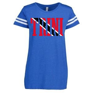 Trinidad & Tobago Trini Trinidadian Flag Pride Enza Ladies Jersey Football T-Shirt