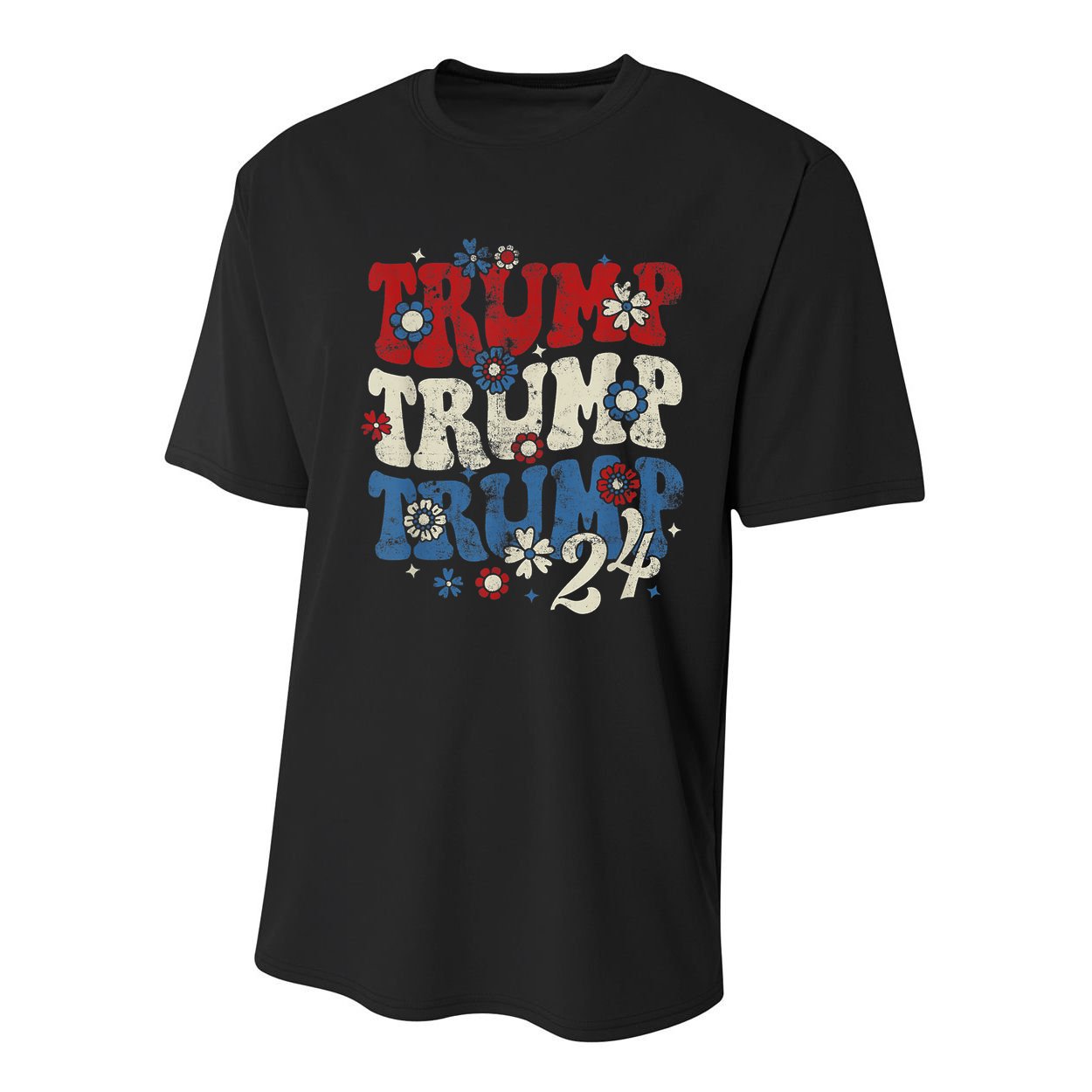 Trump Trump Trump 2024 Retro Groovy Youth Performance Sprint T-Shirt