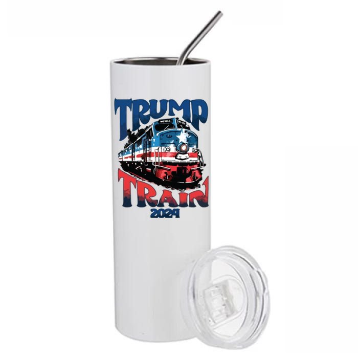 Trump Train Trump 2024 Stainless Steel Tumbler