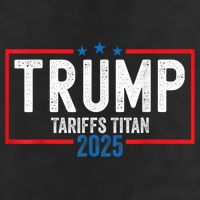 Trump Tariffs Titan 2025 Standing Up To China Patriot 7 Panel Mesh Trucker Snapback Hat