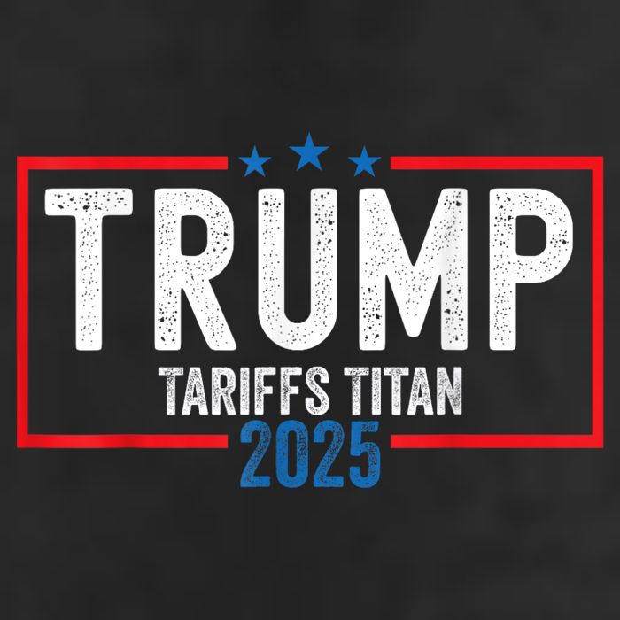 Trump Tariffs Titan 2025 Standing Up To China Patriot 7 Panel Mesh Trucker Snapback Hat