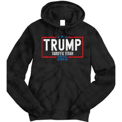 Trump Tariffs Titan 2025 Standing Up To China Patriot Tie Dye Hoodie