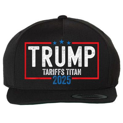 Trump Tariffs Titan 2025 Standing Up To China Patriot Wool Snapback Cap