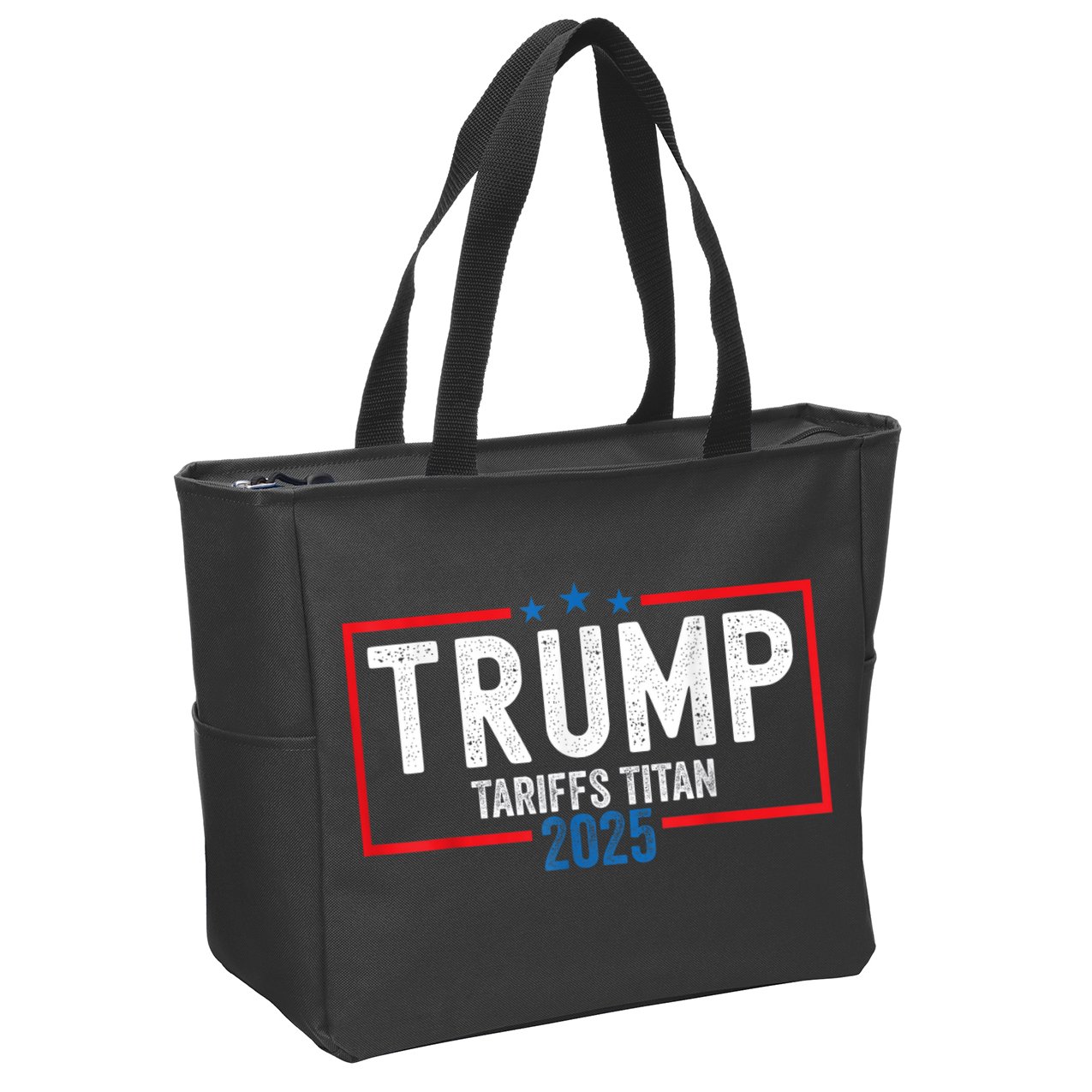 Trump Tariffs Titan 2025 Standing Up To China Patriot Zip Tote Bag
