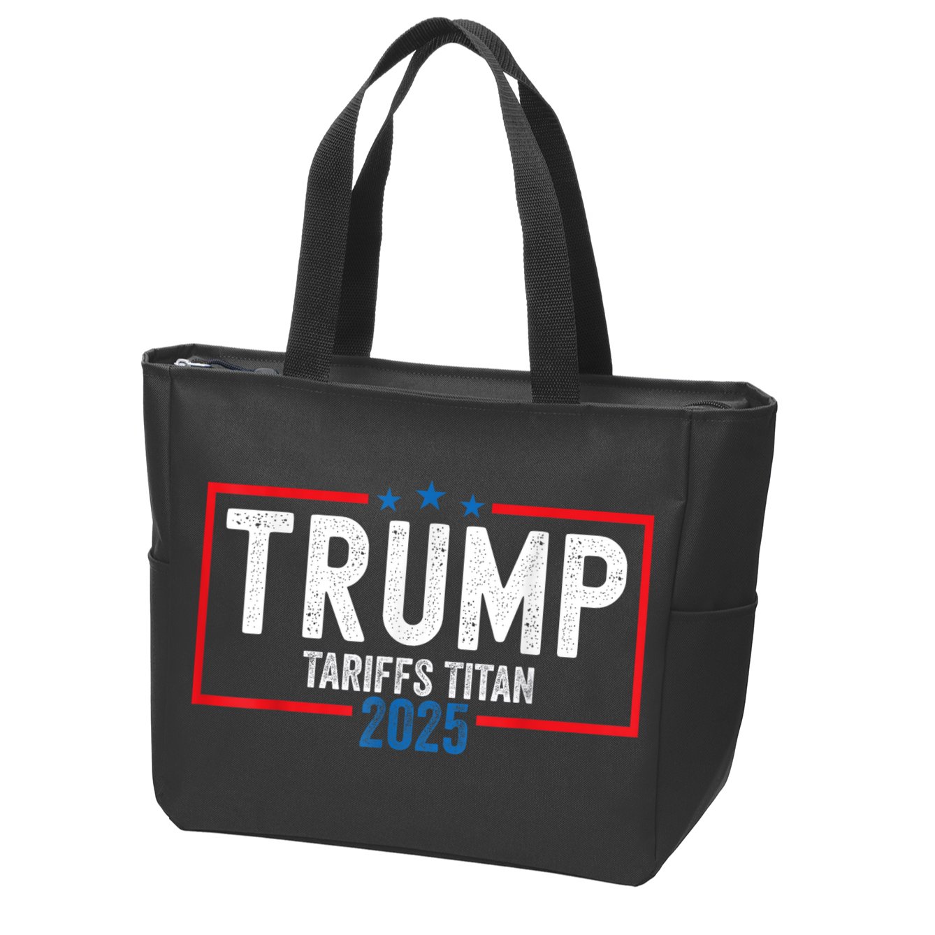 Trump Tariffs Titan 2025 Standing Up To China Patriot Zip Tote Bag