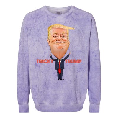 Tricky Trump Colorblast Crewneck Sweatshirt