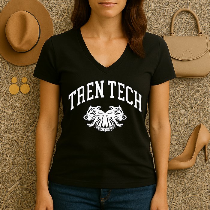 Tren Tech Women's V-Neck T-Shirt