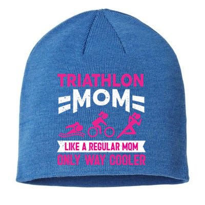 Triatlon Triathlete Triathlon Mom Gift Sustainable Beanie