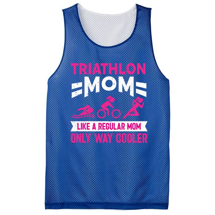 Triatlon Triathlete Triathlon Mom Gift Mesh Reversible Basketball Jersey Tank