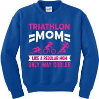 Triatlon Triathlete Triathlon Mom Gift Kids Sweatshirt