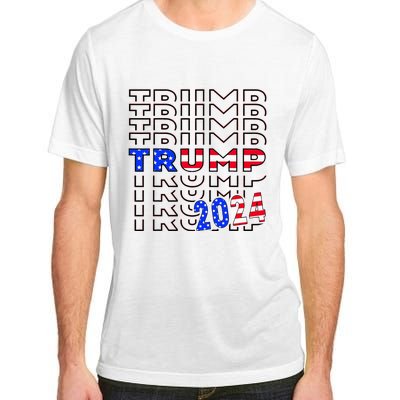 Trump Trump Trump 2024 Retro Funny Adult ChromaSoft Performance T-Shirt