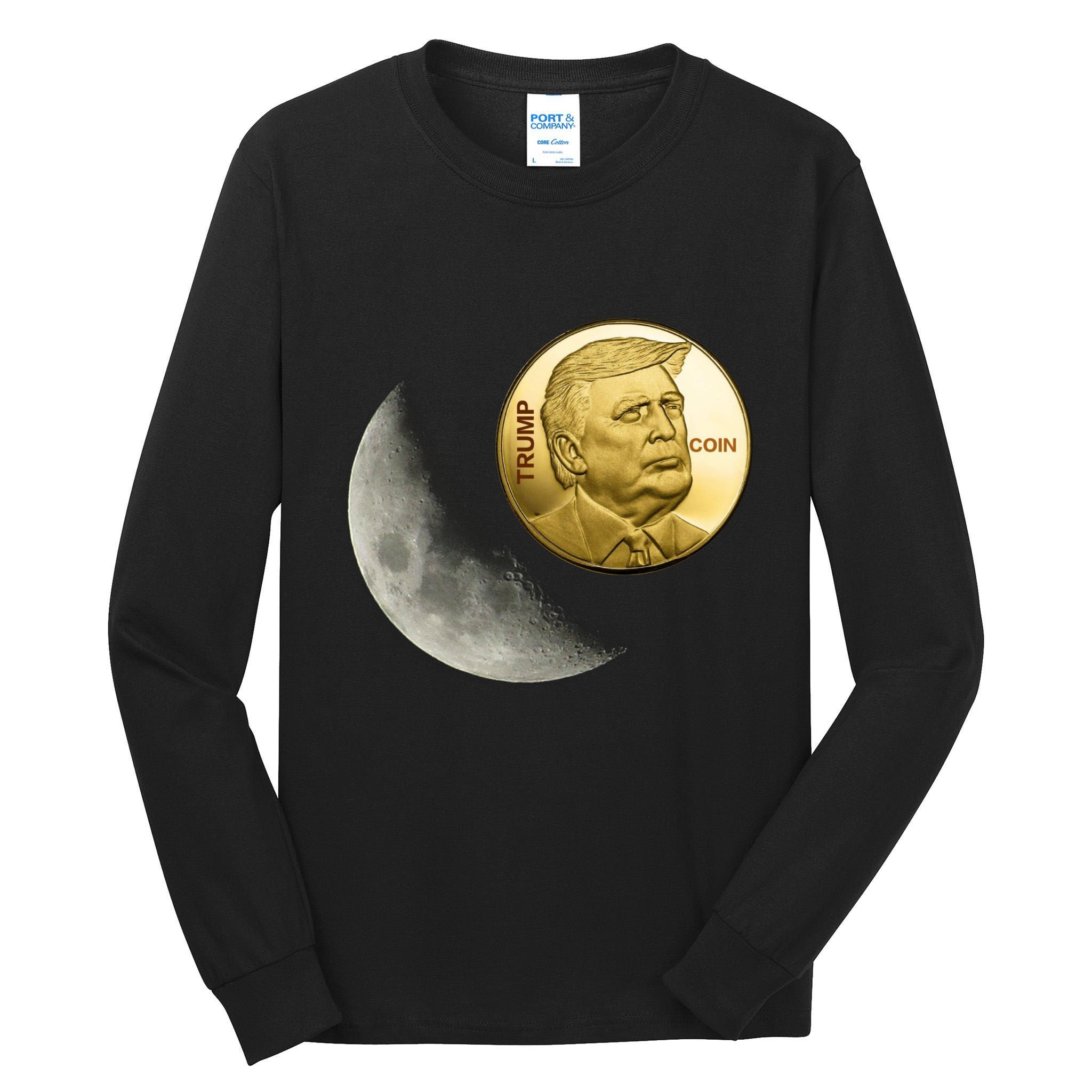 $Trump To The Moon Tall Long Sleeve T-Shirt