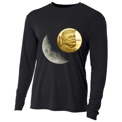 $Trump To The Moon Cooling Performance Long Sleeve Crew
