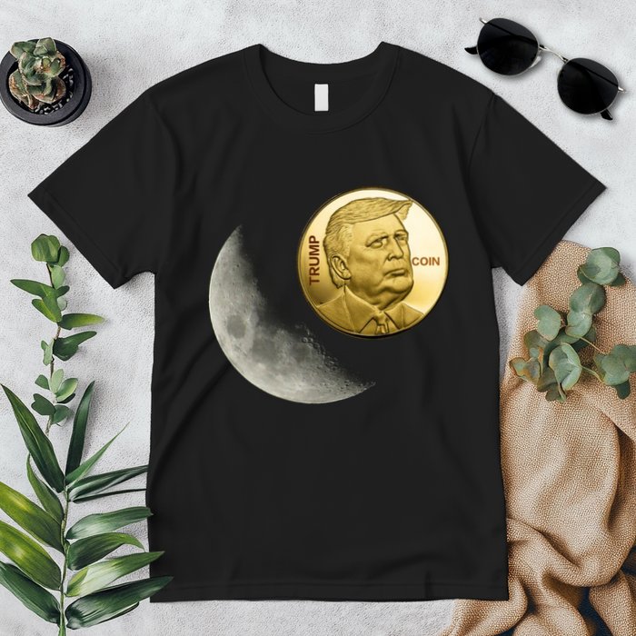$Trump To The Moon Premium T-Shirt