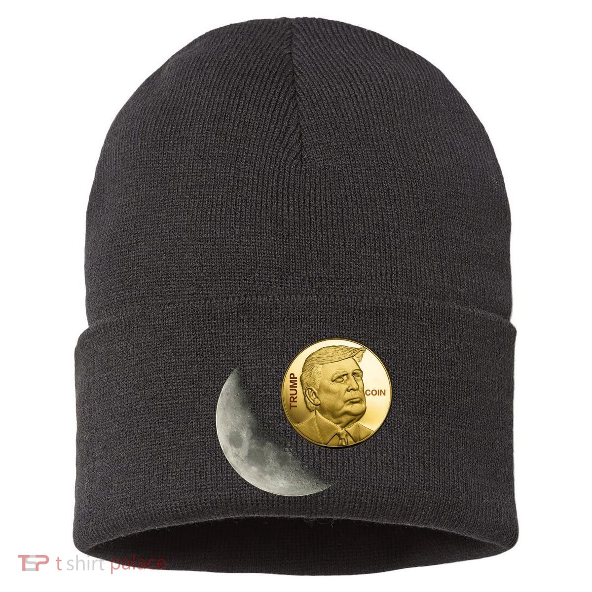 $Trump To The Moon Sustainable Knit Beanie
