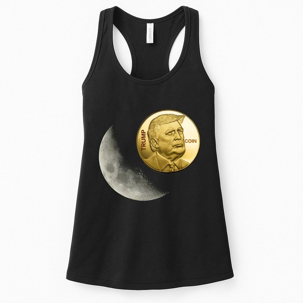 $Trump To The Moon Womens Tank Top