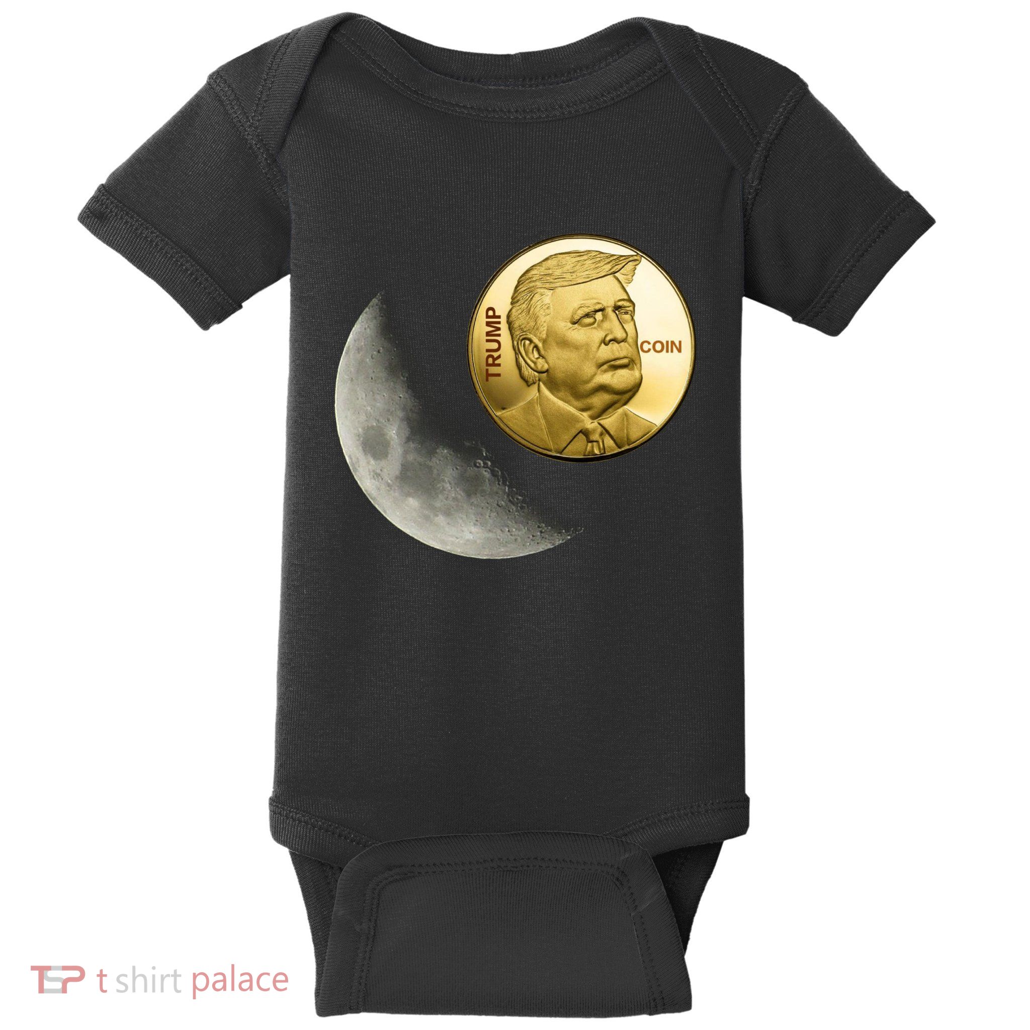 $Trump To The Moon Baby Bodysuit