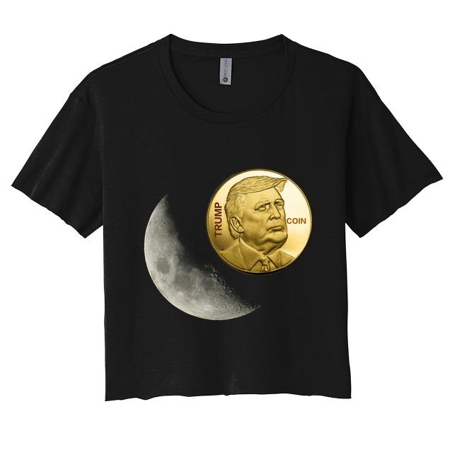 $Trump To The Moon Crop Top