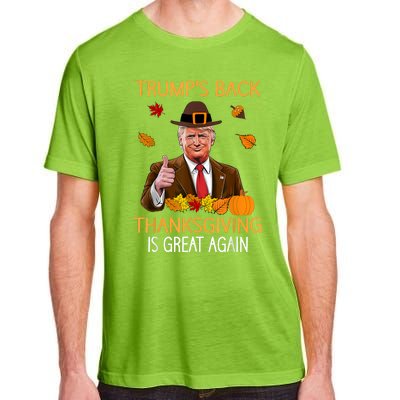 Trump Thanksgiving Turkey Autumn Fall Thankful Adult ChromaSoft Performance T-Shirt