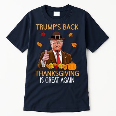 Trump Thanksgiving Turkey Autumn Fall Thankful Tall T-Shirt