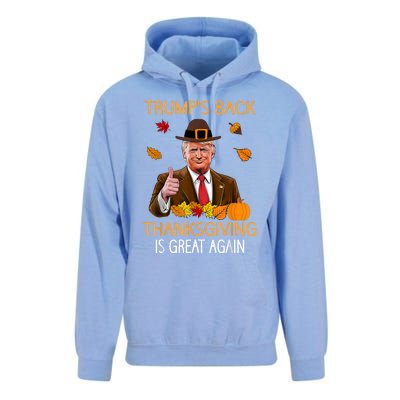 Trump Thanksgiving Turkey Autumn Fall Thankful Unisex Surf Hoodie