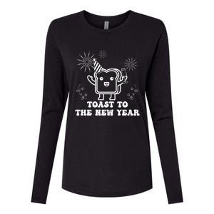 Toast To The New Year Party New YearS Eve Groovy Cool Gift Womens Cotton Relaxed Long Sleeve T-Shirt