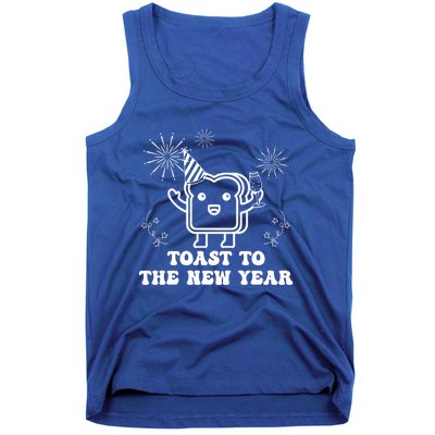 Toast To The New Year Party New YearS Eve Groovy Cool Gift Tank Top