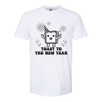 Toast To The New Year Party New YearS Eve Groovy Cool Gift Softstyle® CVC T-Shirt