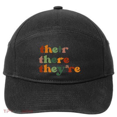 Their There They’Re Grammar 7-Panel Snapback Hat