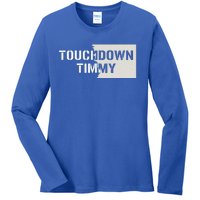 Touchdown Timmy Tim Walz Ladies Long Sleeve Shirt