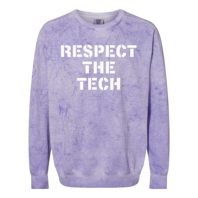 Theater Tech Technician Stage Crew Stagehand Gift Colorblast Crewneck Sweatshirt