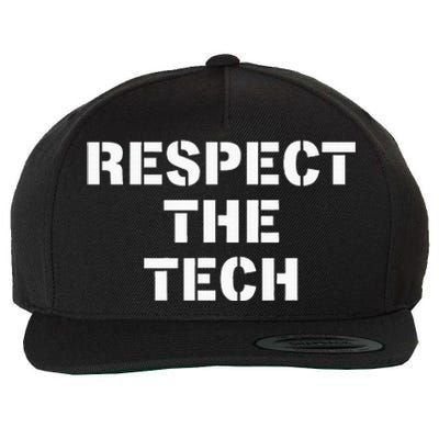 Theater Tech Technician Stage Crew Stagehand Gift Wool Snapback Cap