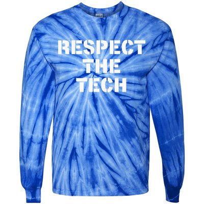 Theater Tech Technician Stage Crew Stagehand Gift Tie-Dye Long Sleeve Shirt