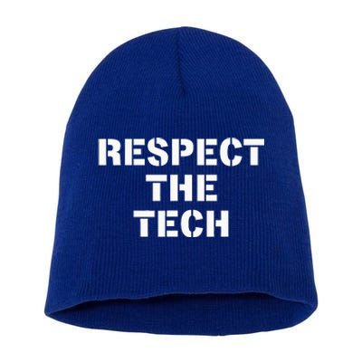 Theater Tech Technician Stage Crew Stagehand Gift Short Acrylic Beanie