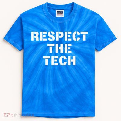Theater Tech Technician Stage Crew Stagehand Gift Kids Tie-Dye T-Shirt