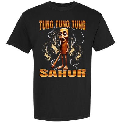 Tung Tung Tung Sahur Garment-Dyed Heavyweight T-Shirt