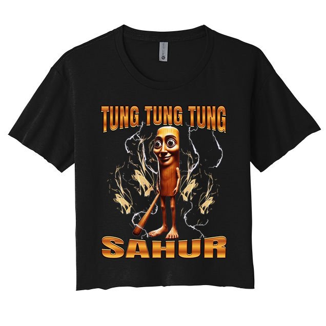 Tung Tung Tung Sahur Crop Top