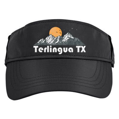 Terlingua Texas Tx Vintage 70s Adult Drive Performance Visor