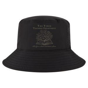 The Tired Teachers Department Teacher Duty Off Cool Comfort Performance Bucket Hat