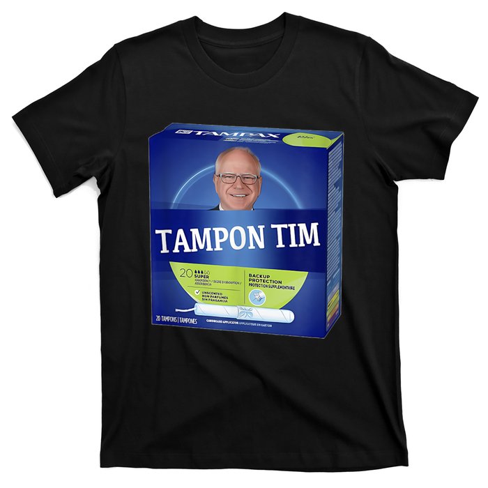 Tampontim Tampon Tim Funny Kamalas Vice President Tim Walz T-Shirt